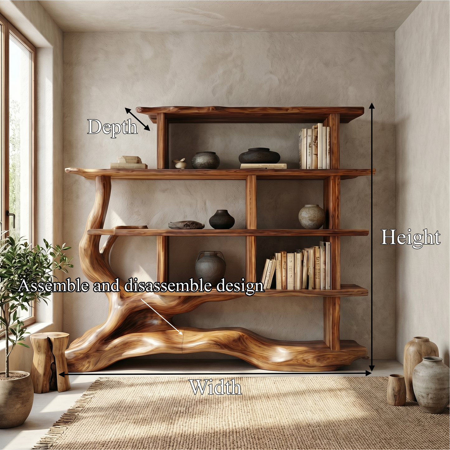 Unique Designer Bookshelf For Living Room And Office
