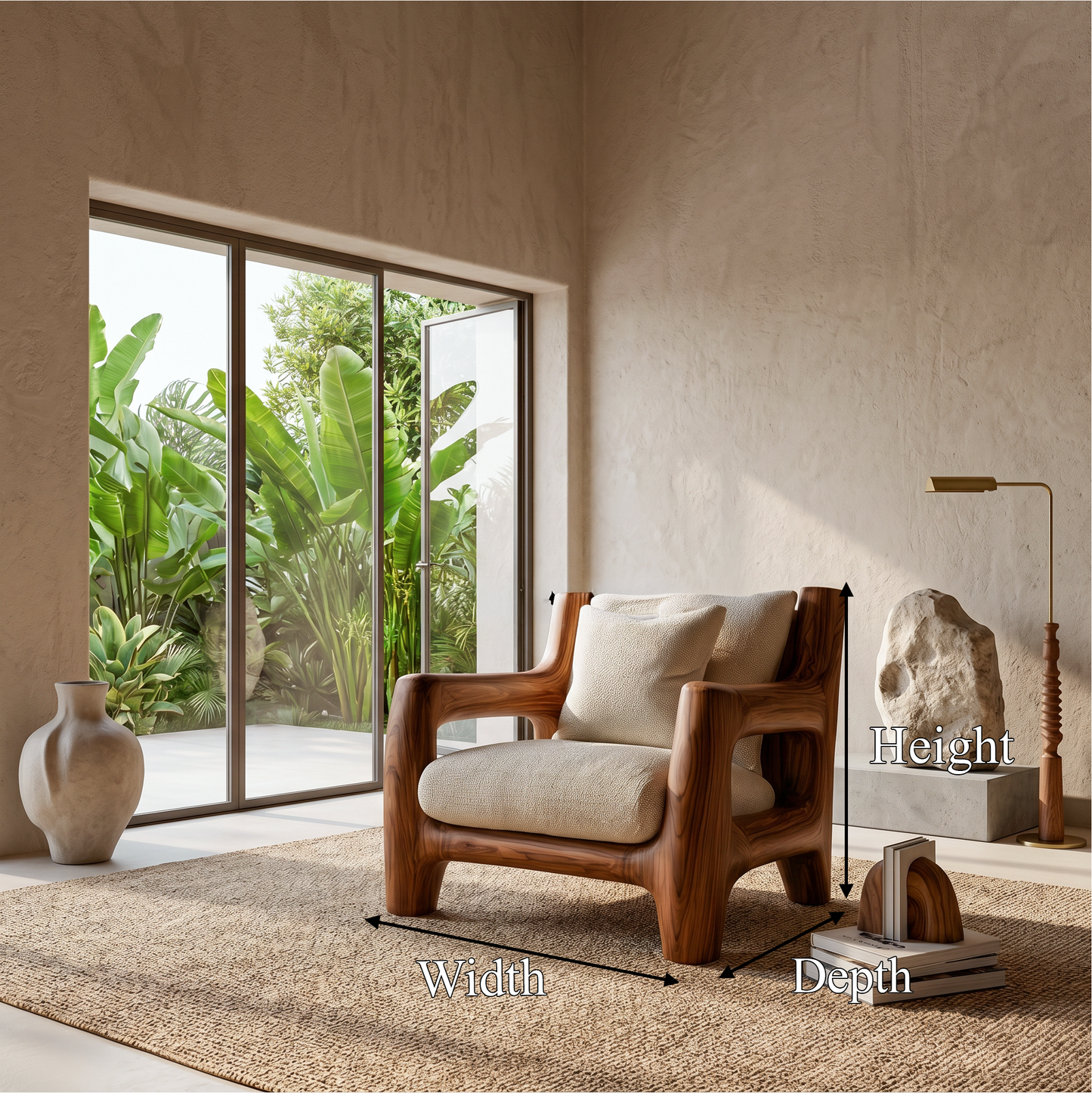 Modern Lounge Chair For Living Room And Reading Nook