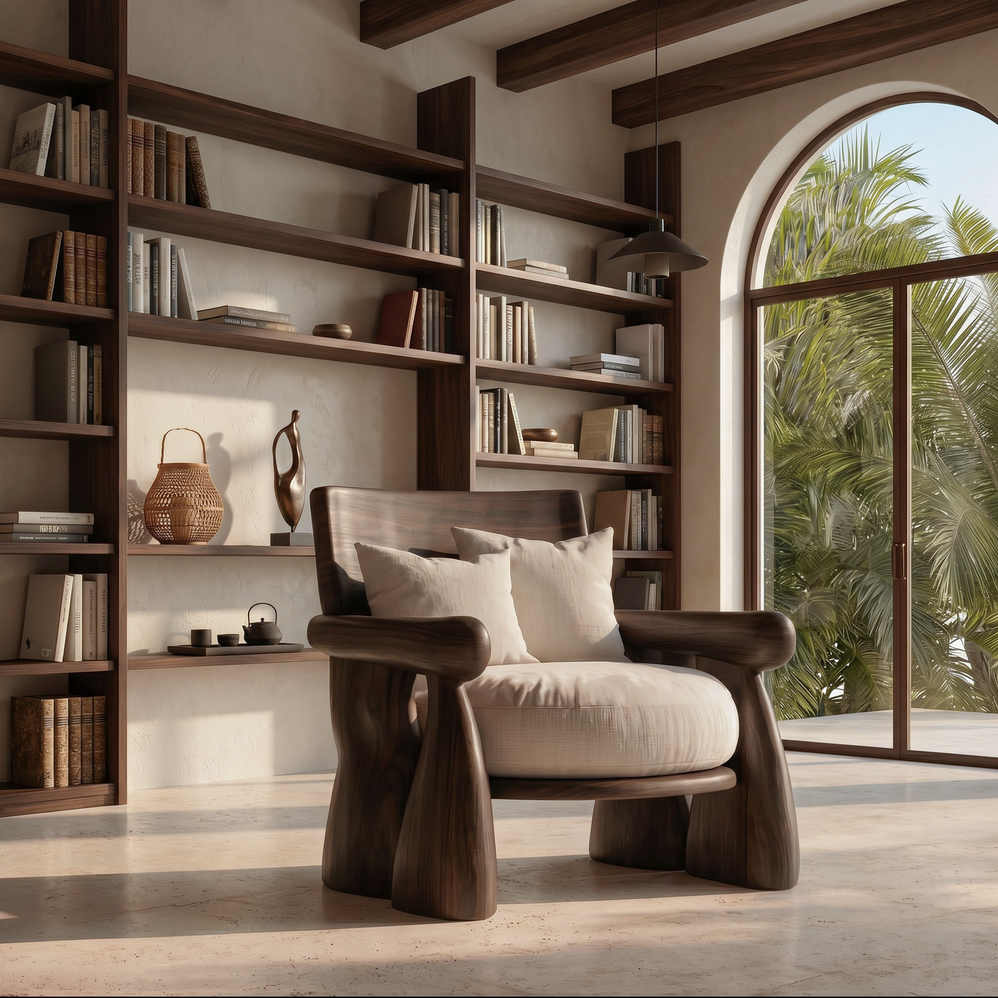 Artisan Crafted Lounge Chair For Living Room And Cozy Reading Corner