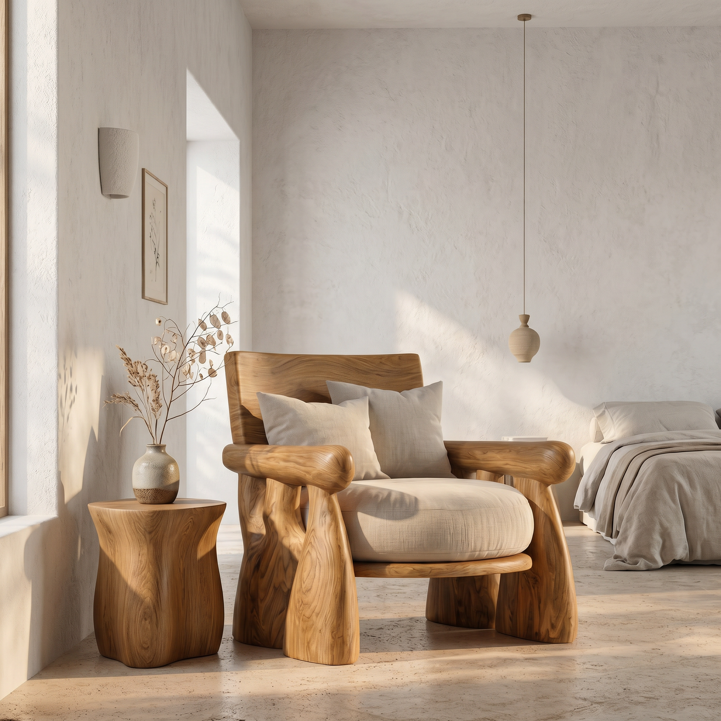 Artisan Crafted Lounge Chair For Living Room And Cozy Reading Corner