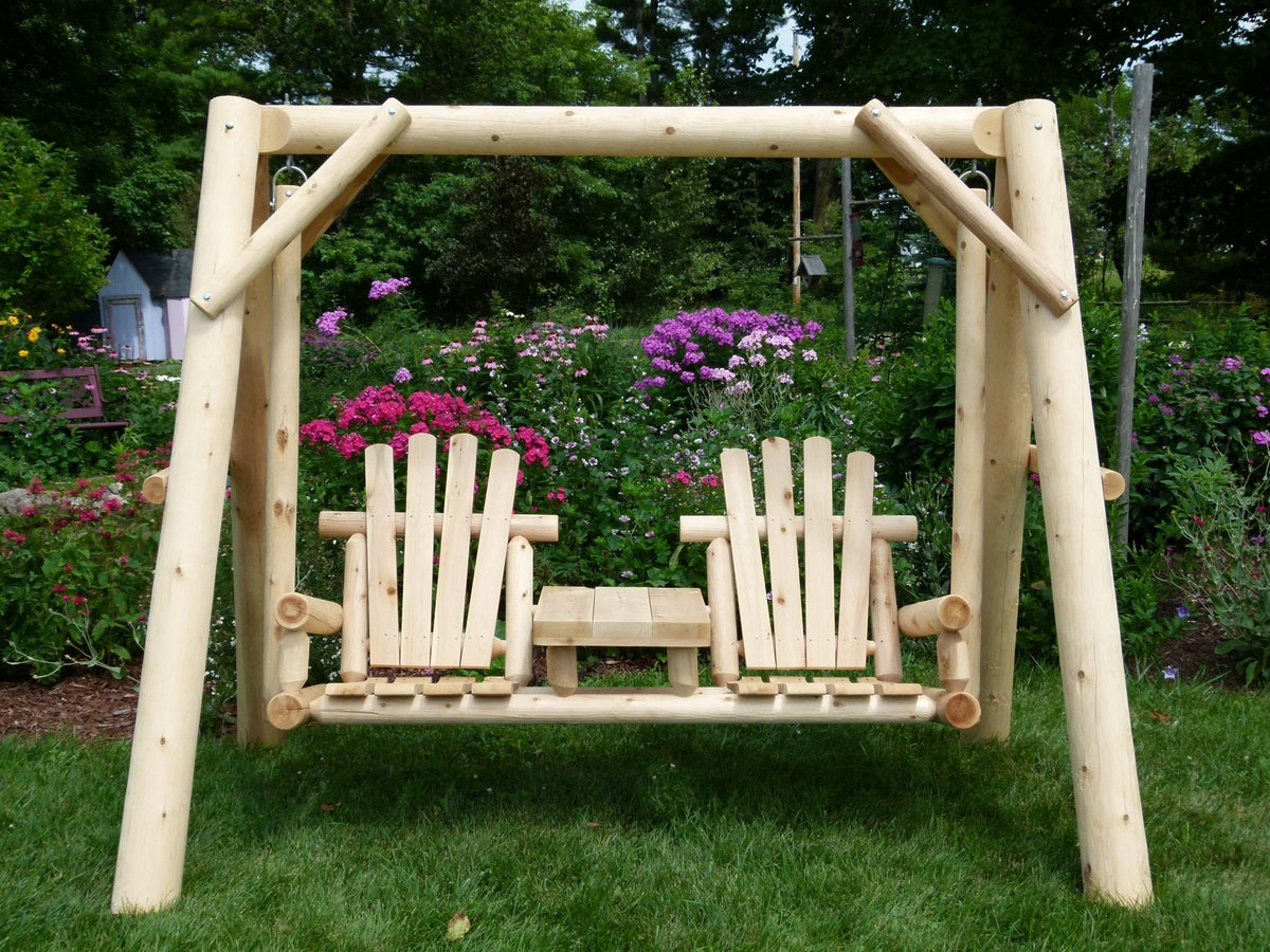 Backyard Wooden Swings for Your Garden - Cedar Creek Rustic Furniture