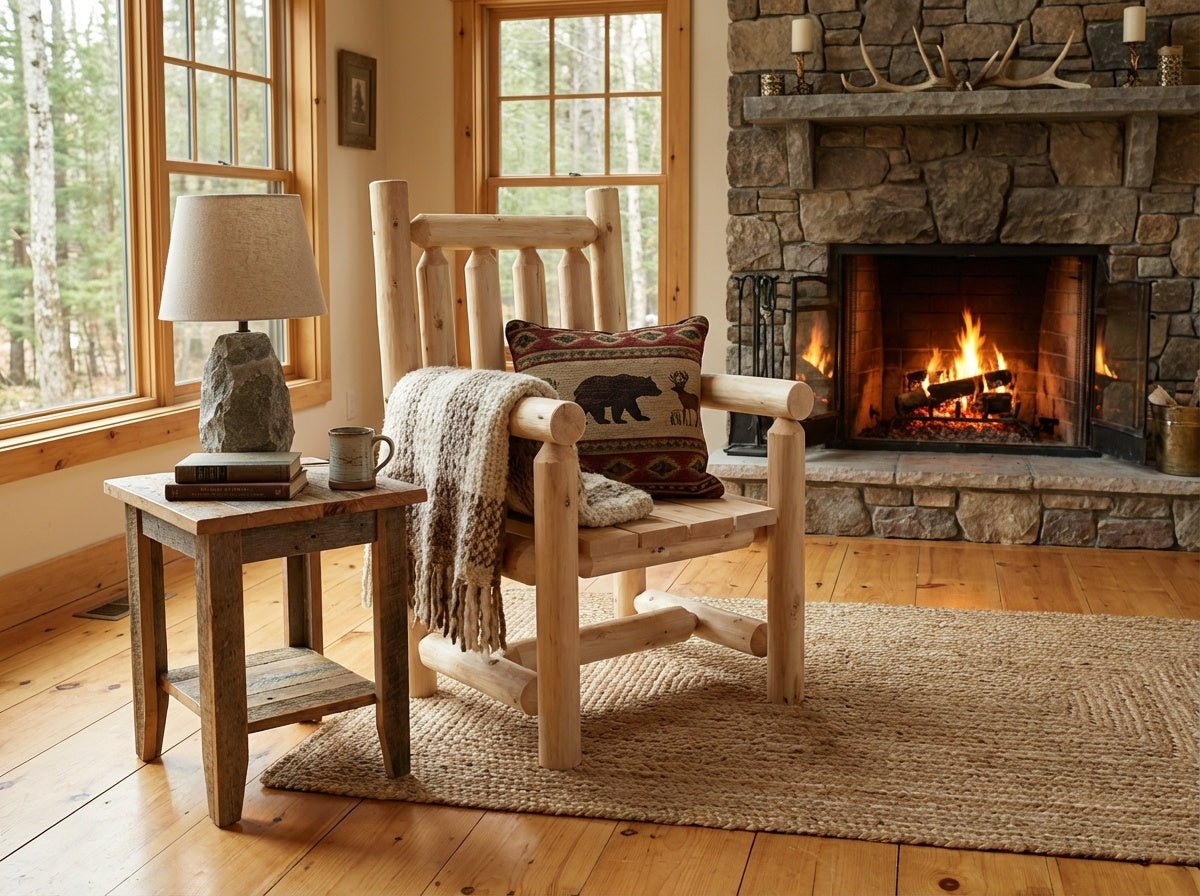 Dining Chair with Arms - Cedar Creek Rustic Furniture
