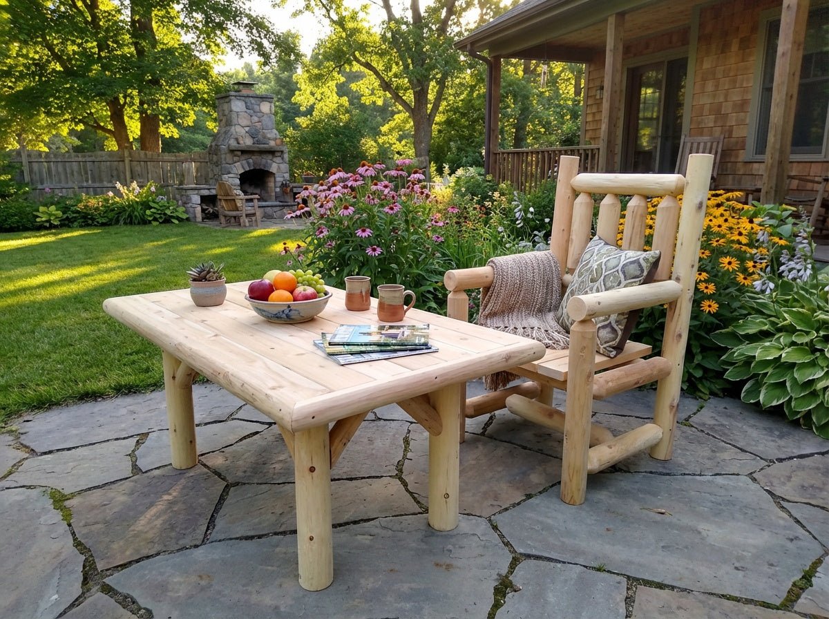 Dining Chair with Arms - Cedar Creek Rustic Furniture