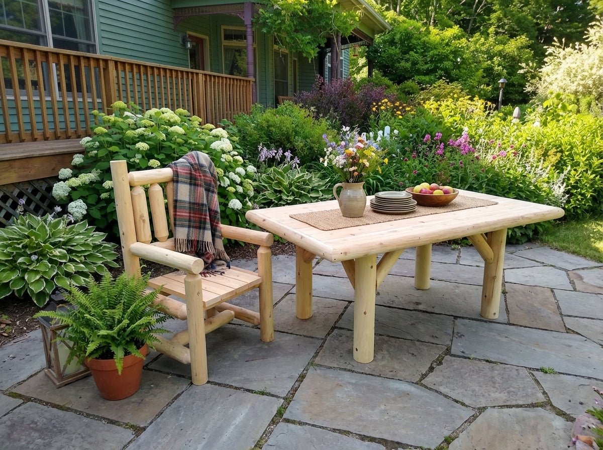 Dining Chair with Arms - Cedar Creek Rustic Furniture