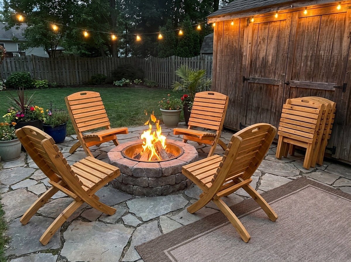 Folding Cedar Chair - Cedar Creek Rustic Furniture