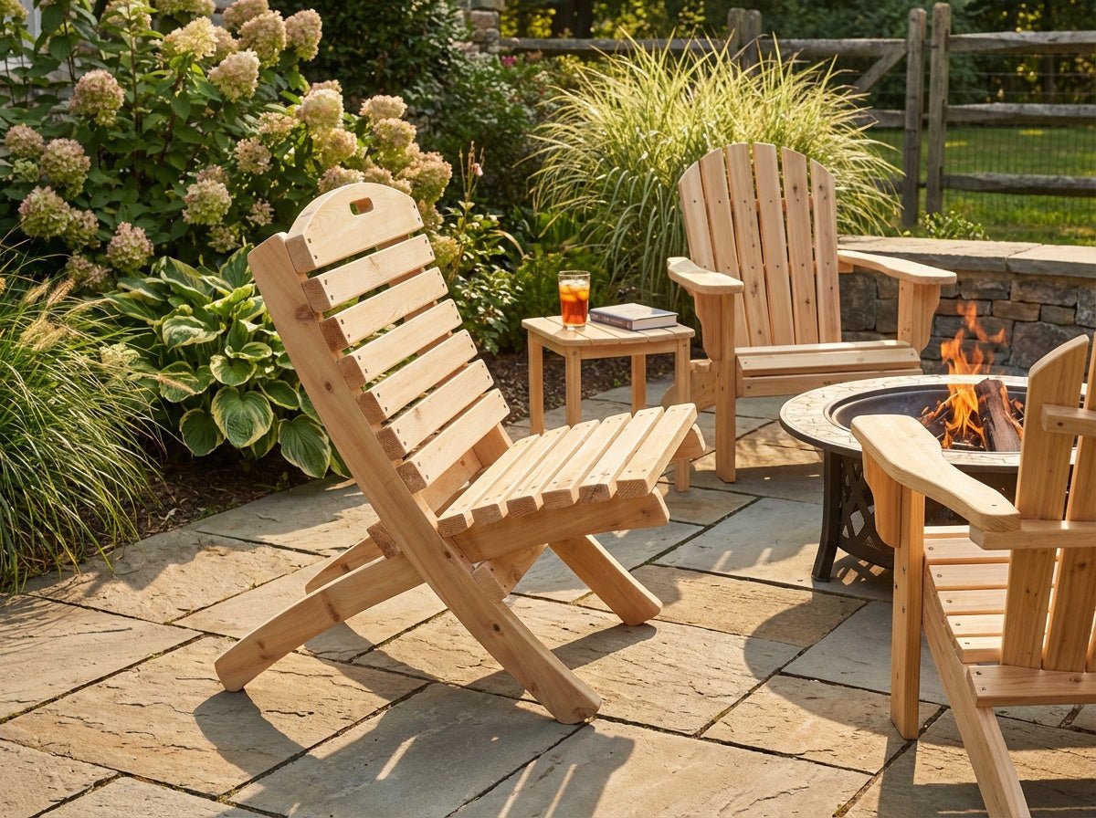 Folding Cedar Chair - Cedar Creek Rustic Furniture