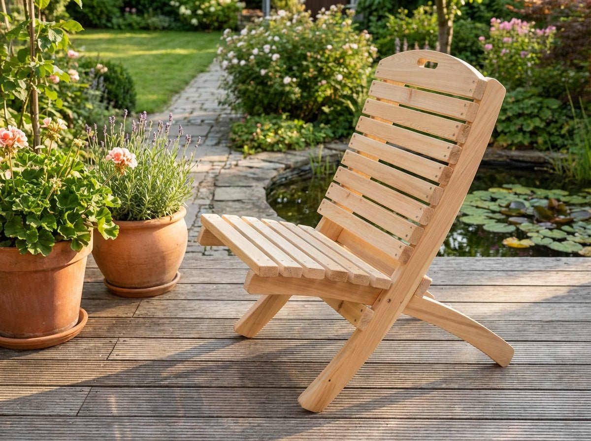 Folding Cedar Chair - Cedar Creek Rustic Furniture