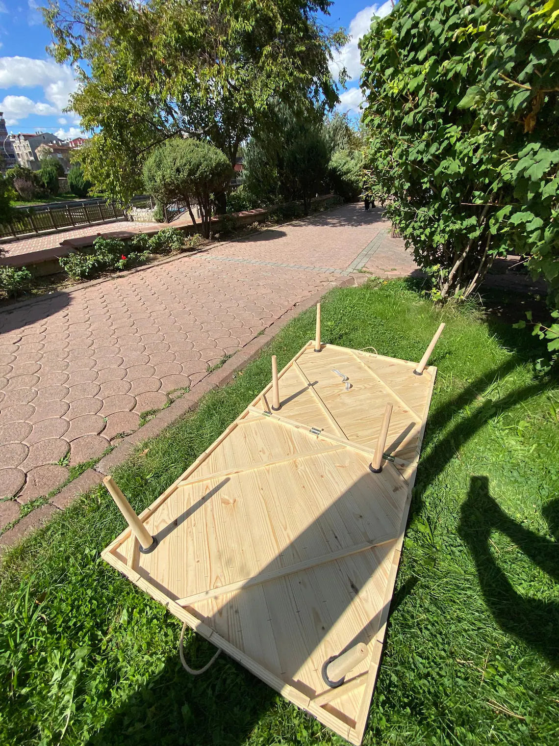Handmade Folding Picnic Table | Wooden Low Table | Portable Camping Table | Beach Picnic Table | Floor Dining Table | Custom Size Available