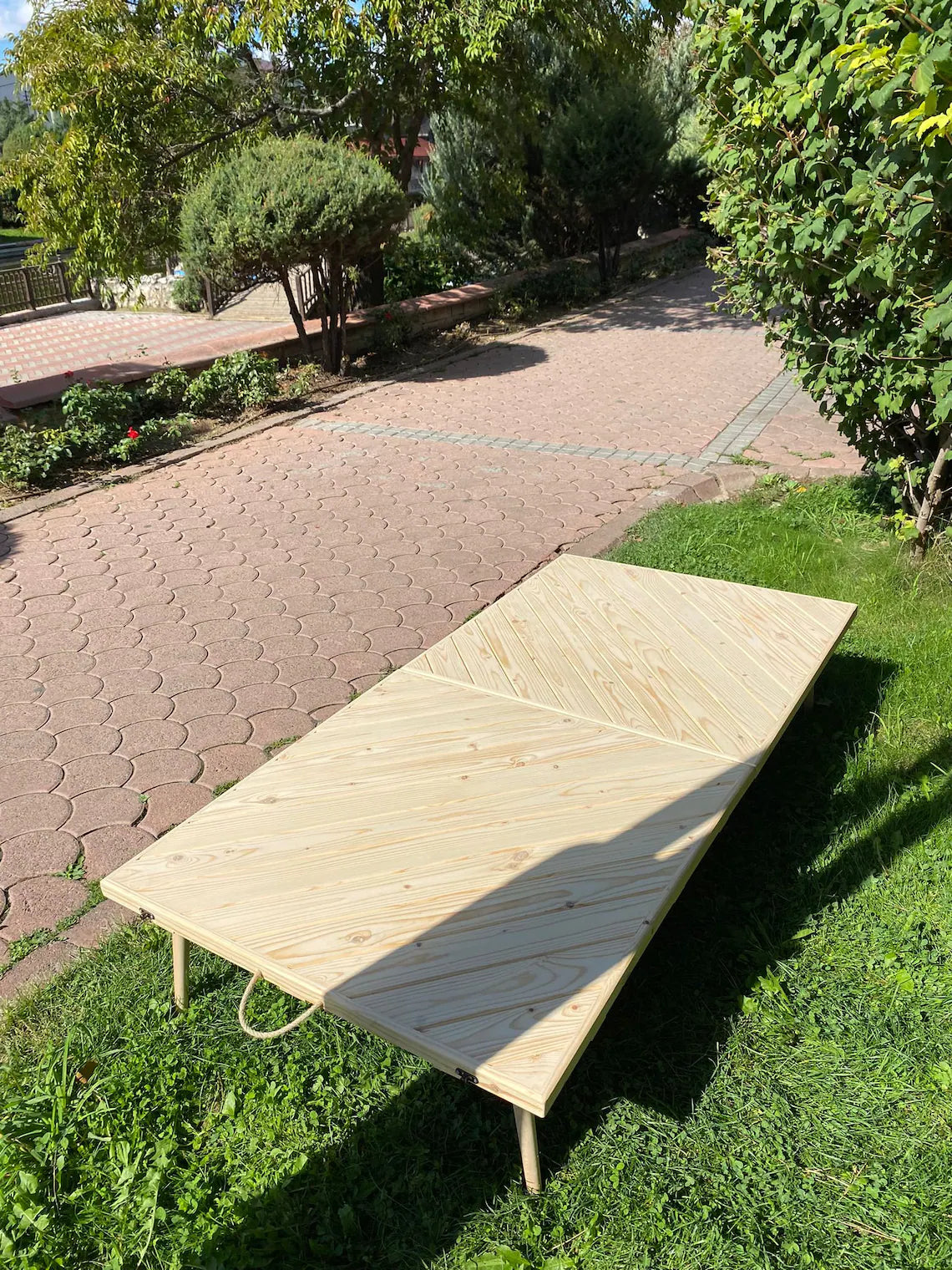 Handmade Folding Picnic Table | Wooden Low Table | Portable Camping Table | Beach Picnic Table | Floor Dining Table | Custom Size Available
