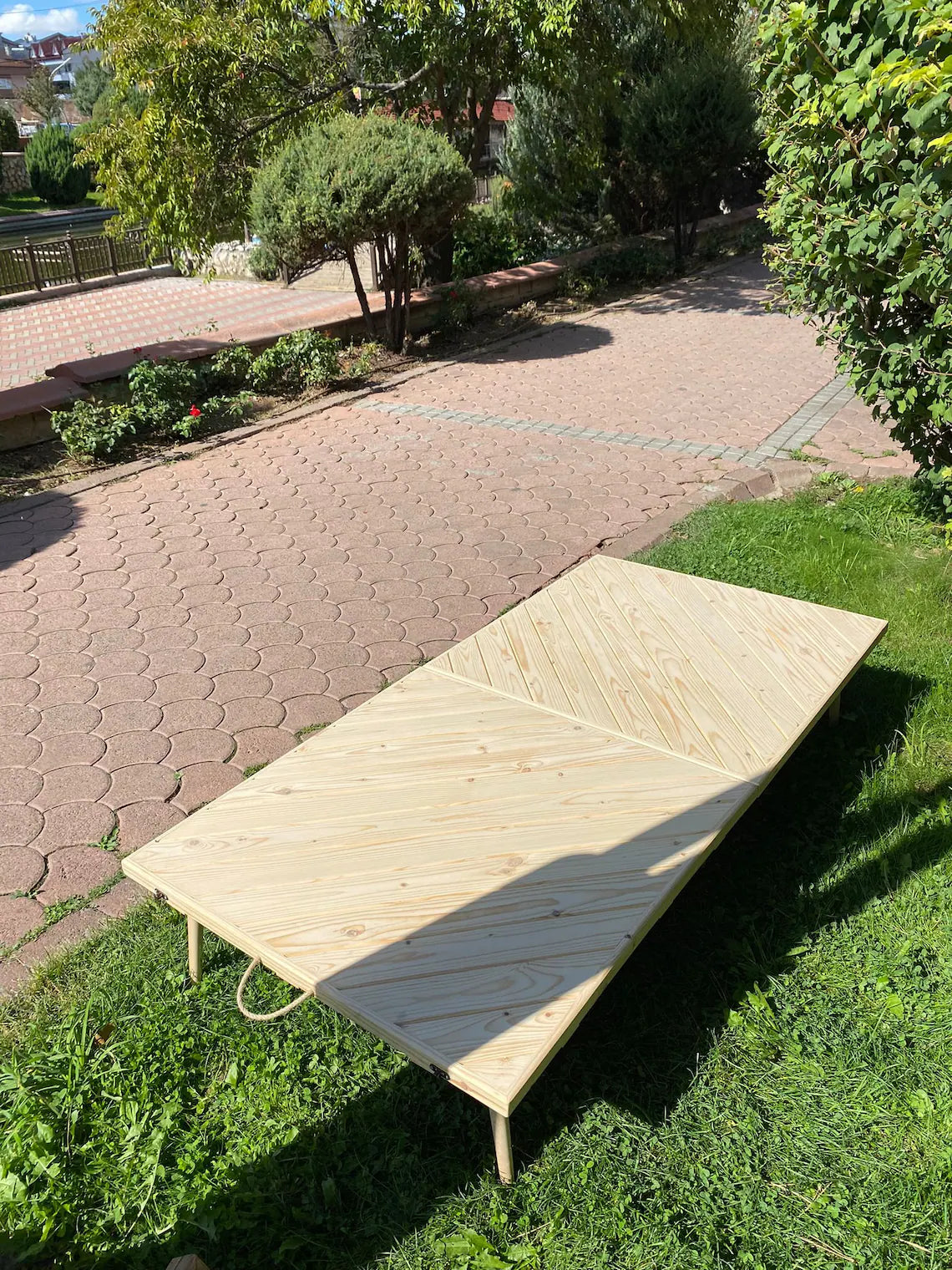 Handmade Folding Picnic Table | Wooden Low Table | Portable Camping Table | Beach Picnic Table | Floor Dining Table | Custom Size Available