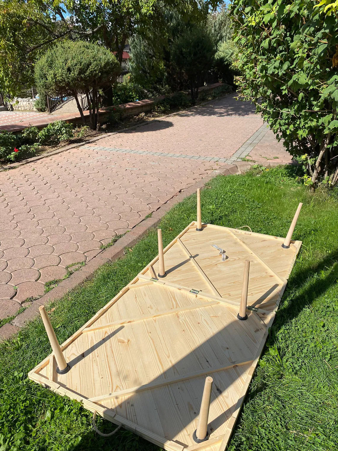 Handmade Folding Picnic Table | Wooden Low Table | Portable Camping Table | Beach Picnic Table | Floor Dining Table | Custom Size Available
