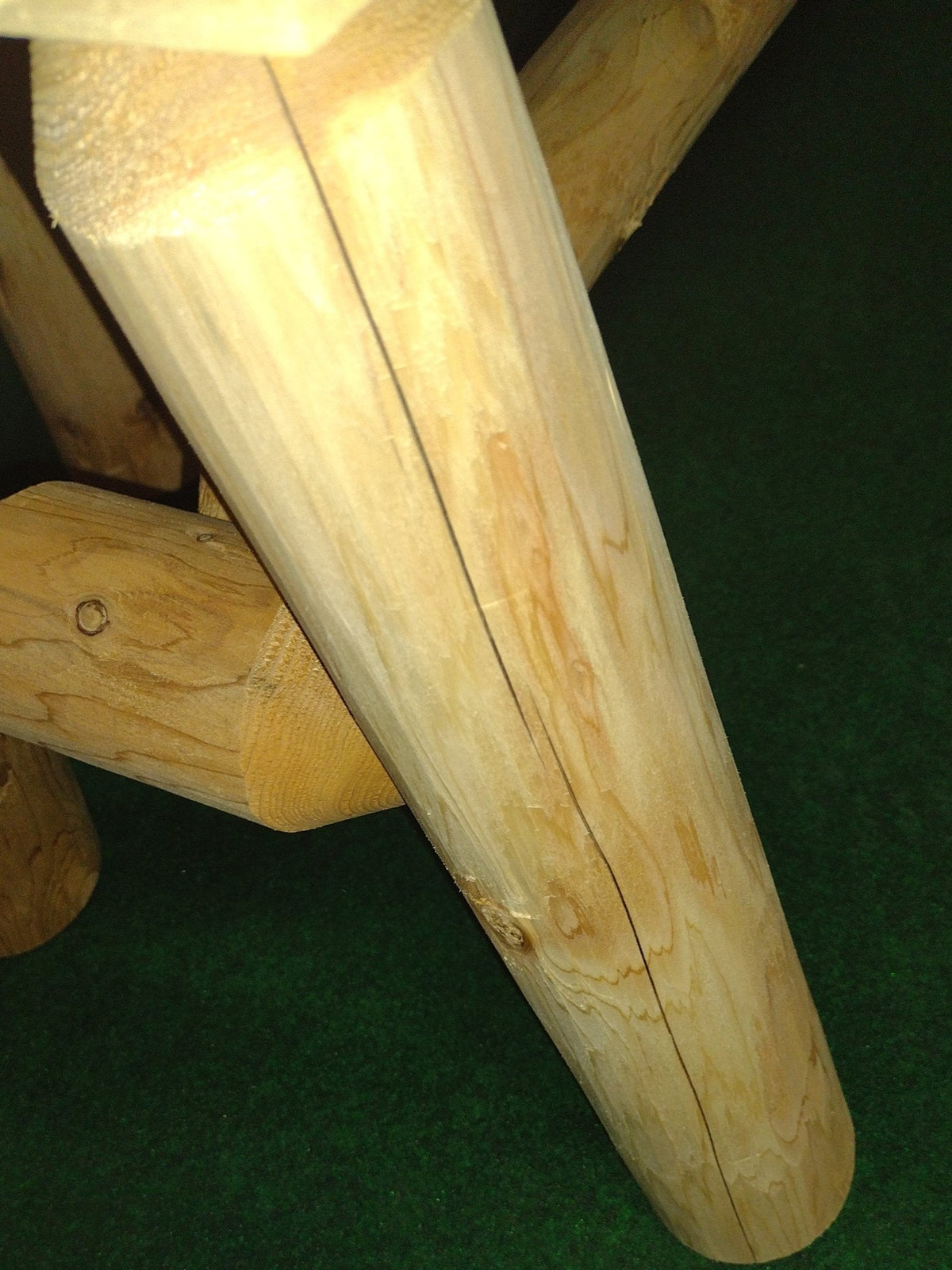 Outdoor Wooden Pub Table and Stools | Rustic Patio Pub Furniture - Cedar Creek Rustic Furniture